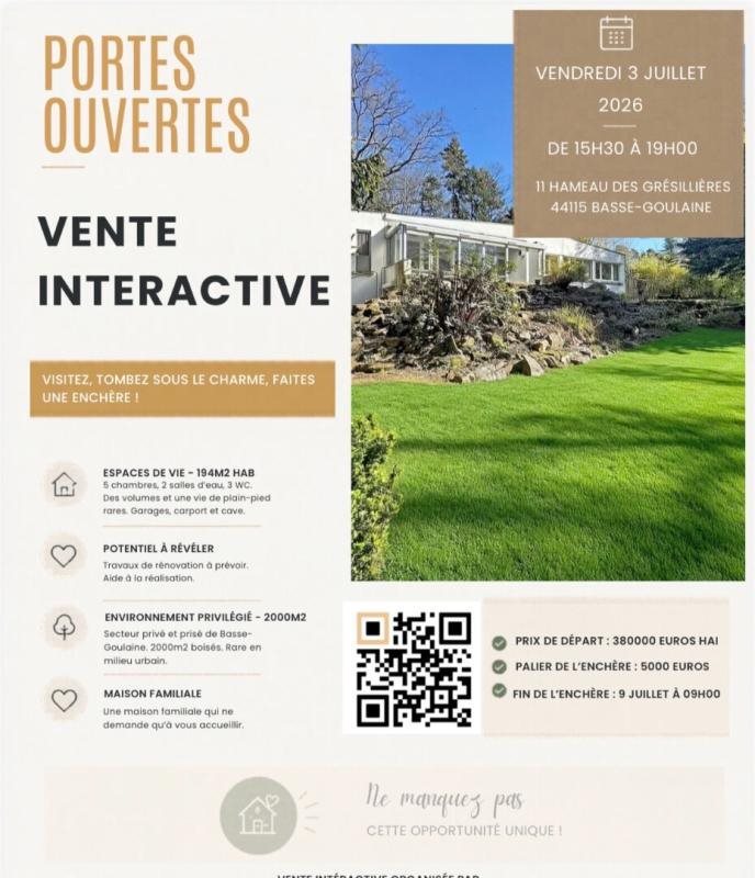 Maison à vendre, 194m², Basse-Goulaine