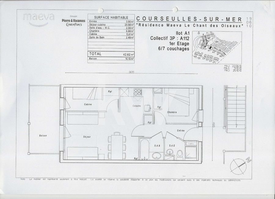 Appartement à vendre, 43m², Courseulles-sur-Mer