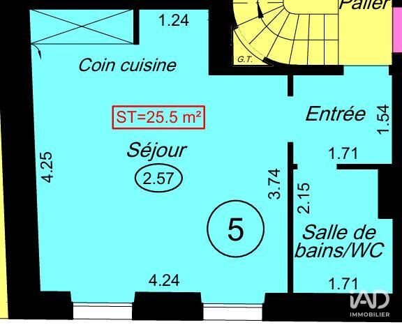 Appartement à vendre, 25m², Charenton-le-Pont
