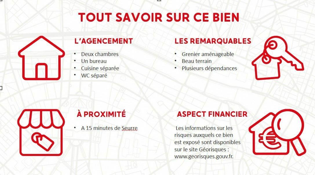 Maison à vendre, 94m², Auvillars-sur-Saône