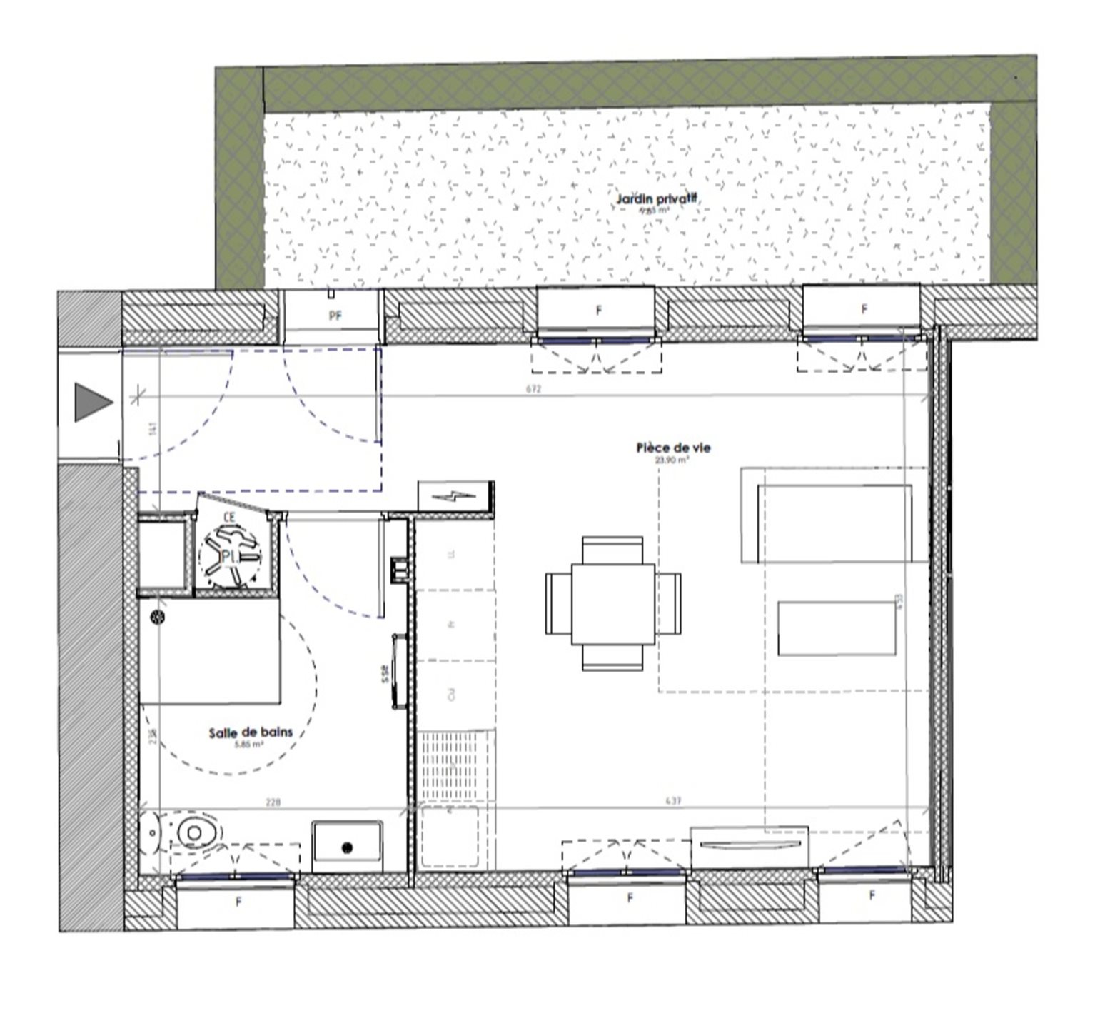 Appartement à vendre, 30m², Rouen