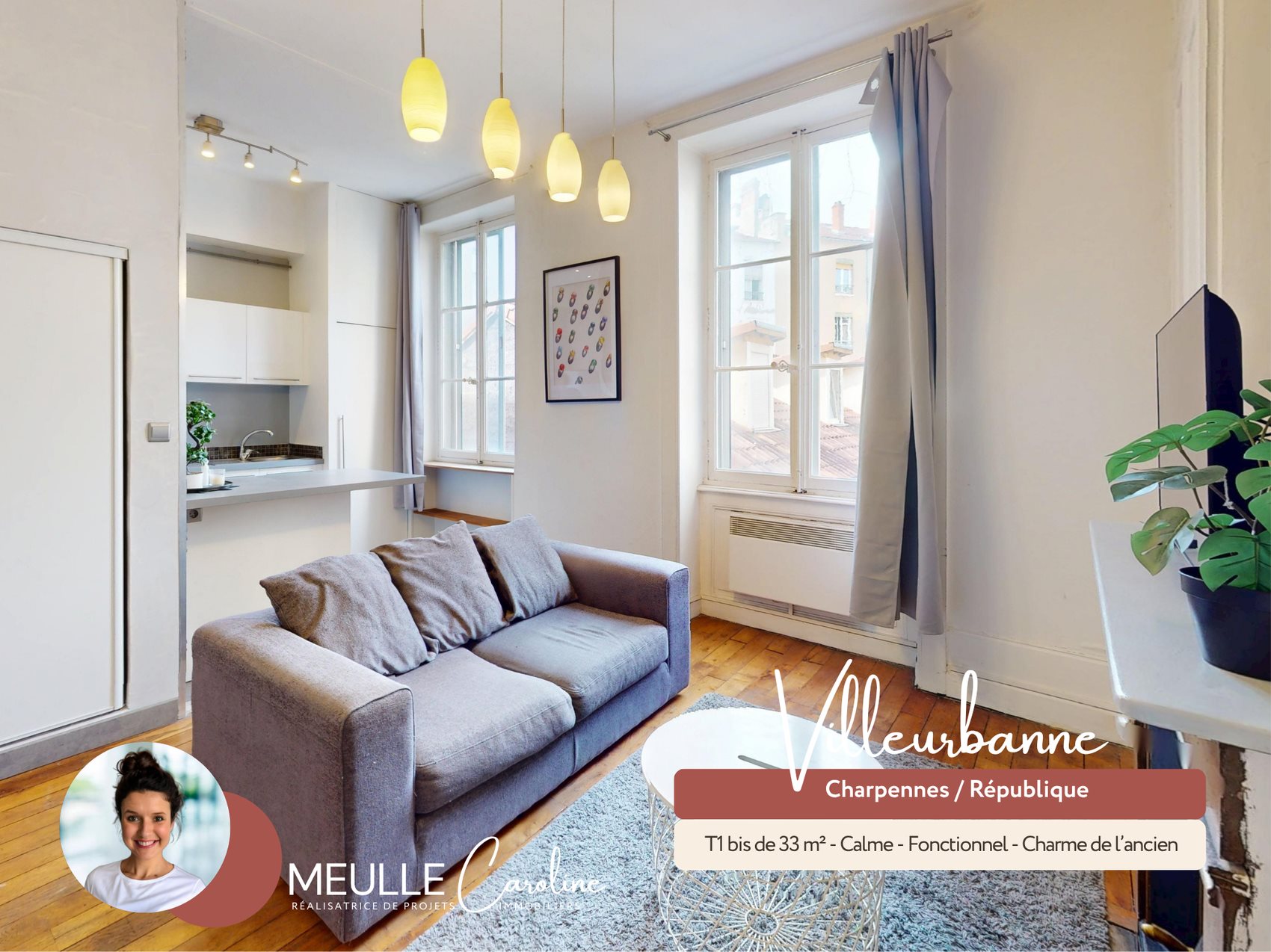 Appartement à vendre, 33m², Villeurbanne