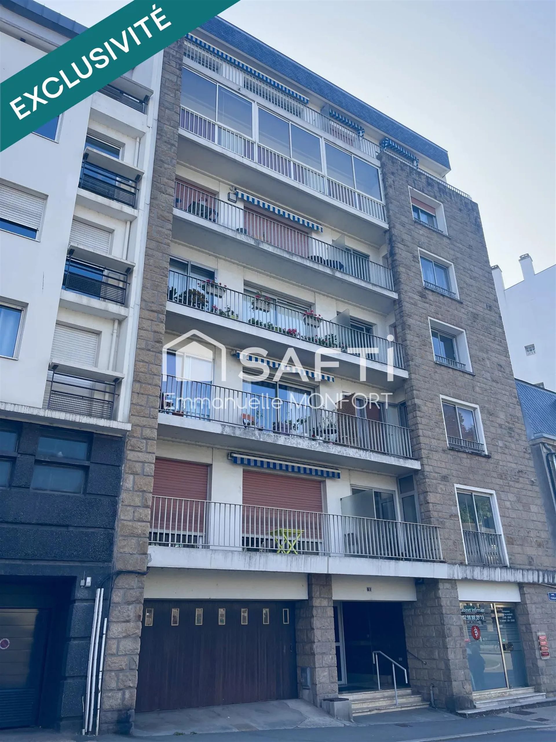 Appartement à vendre, 60m², Morlaix