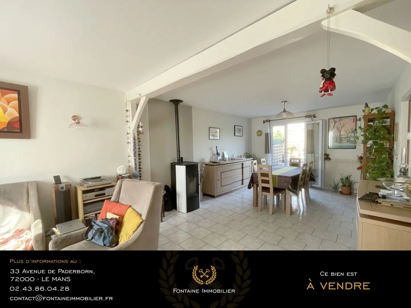 Maison à vendre, 94m², Le Mans
