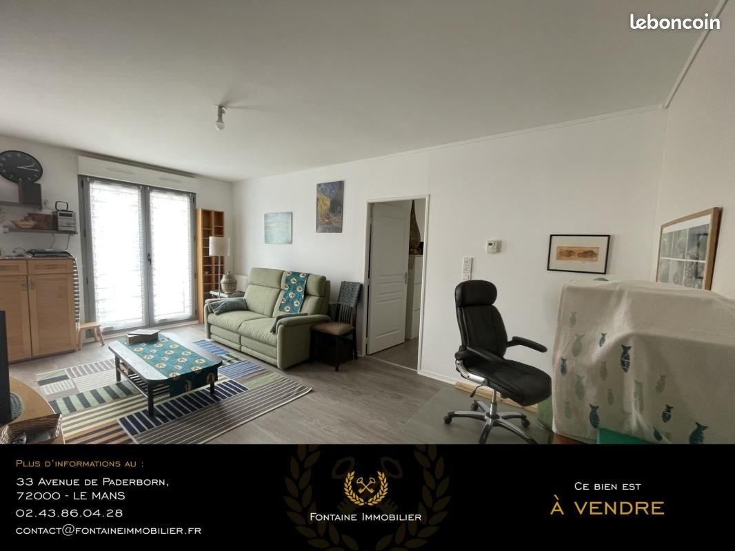 Appartement à vendre, 73m², Le Mans