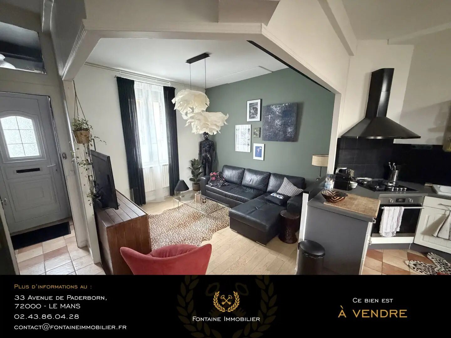 Maison à vendre, 59m², Le Mans