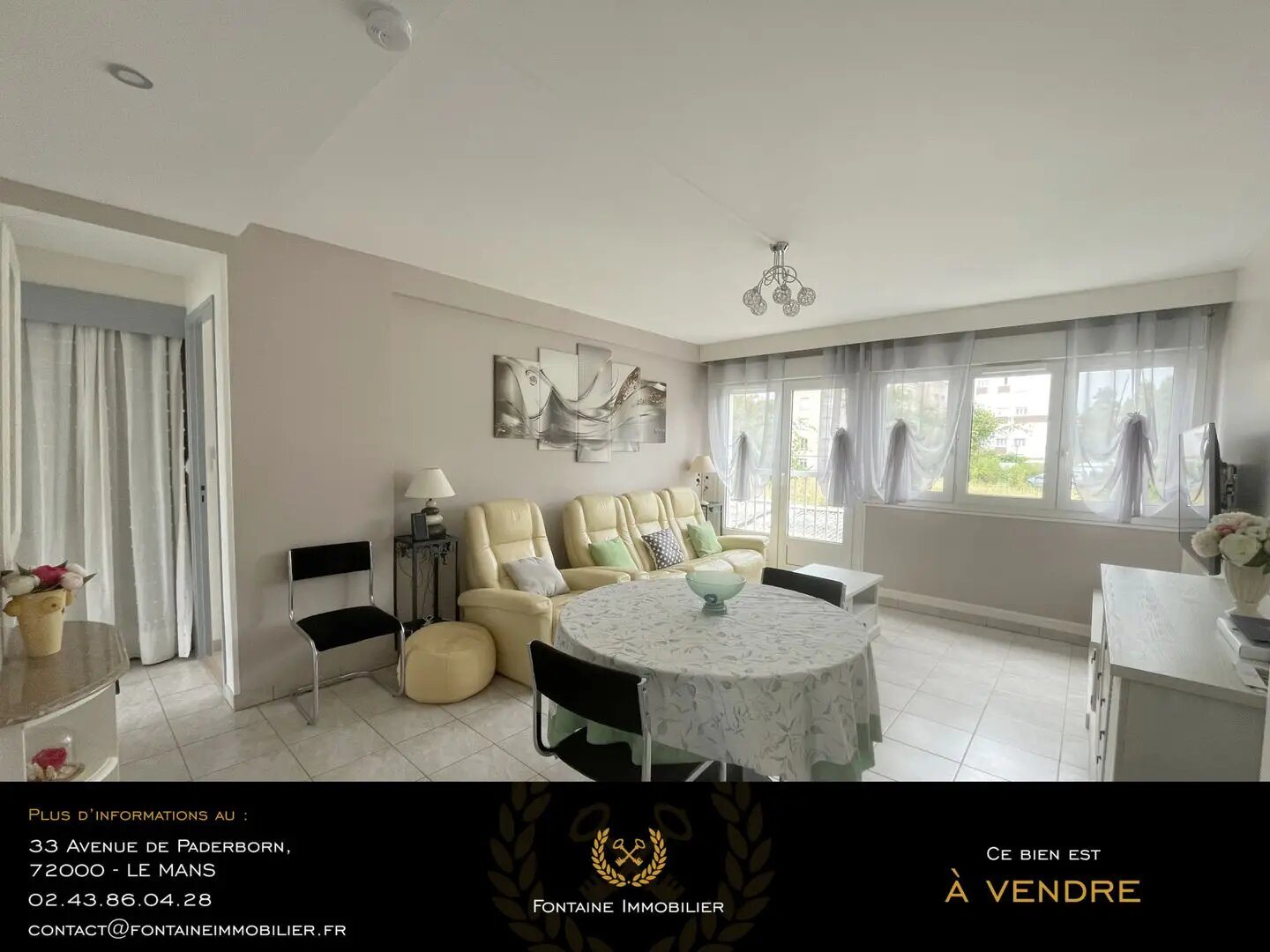 Appartement à vendre, 56m², Le Mans