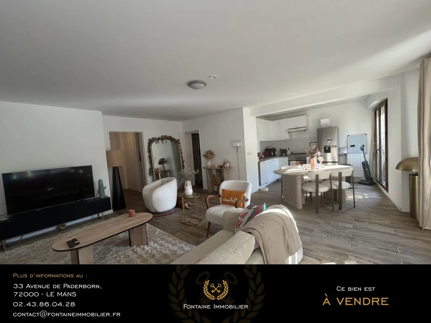 Appartement à vendre, 80m², Le Mans