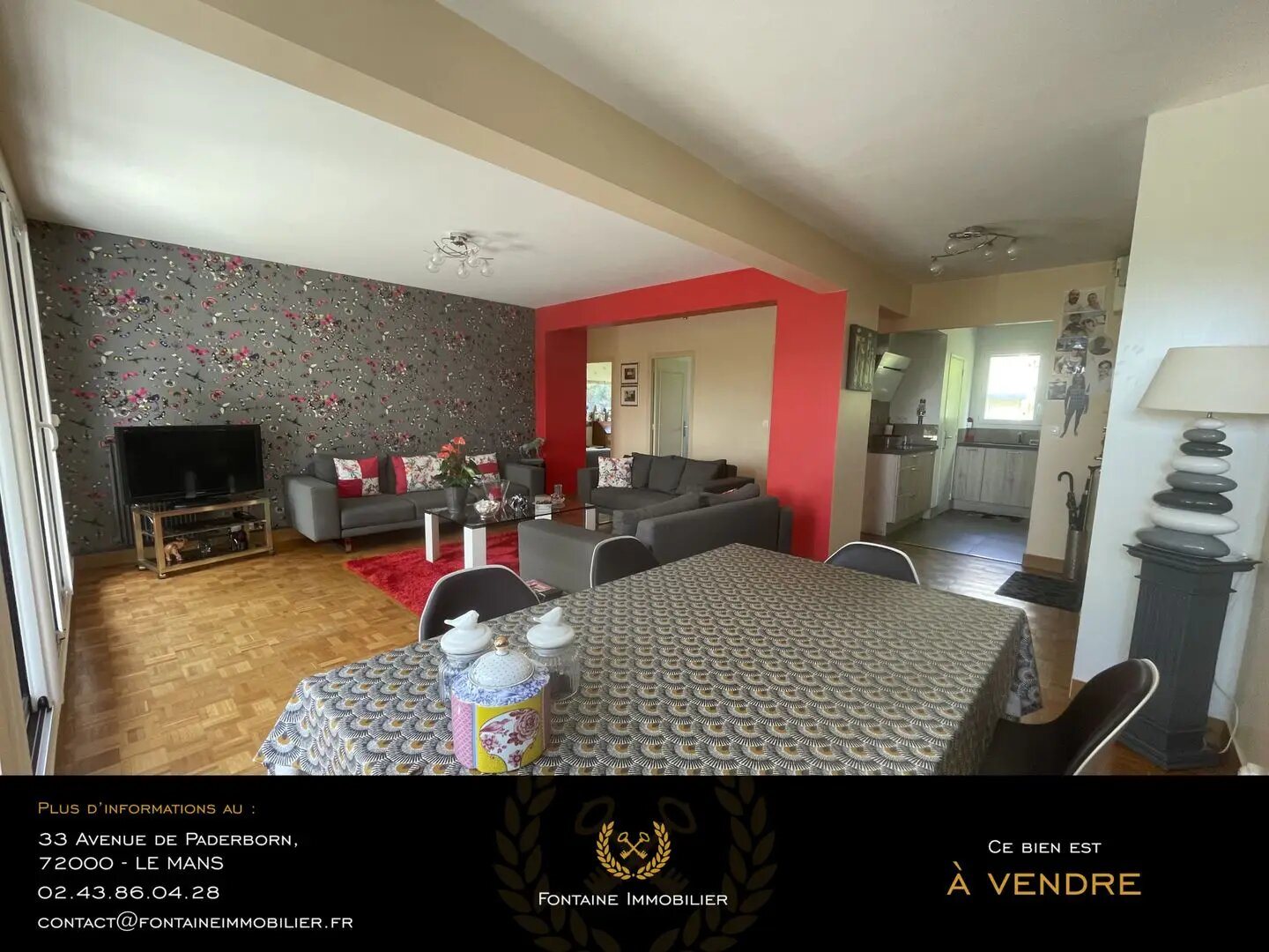 Appartement à vendre, 80m², Le Mans