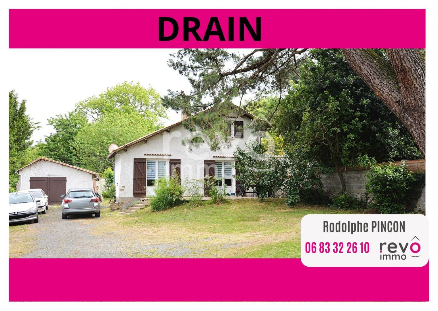 Maison à vendre, 90m², Drain