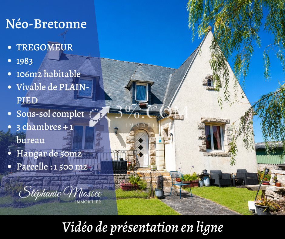 Maison à vendre, 108m², Trégomeur