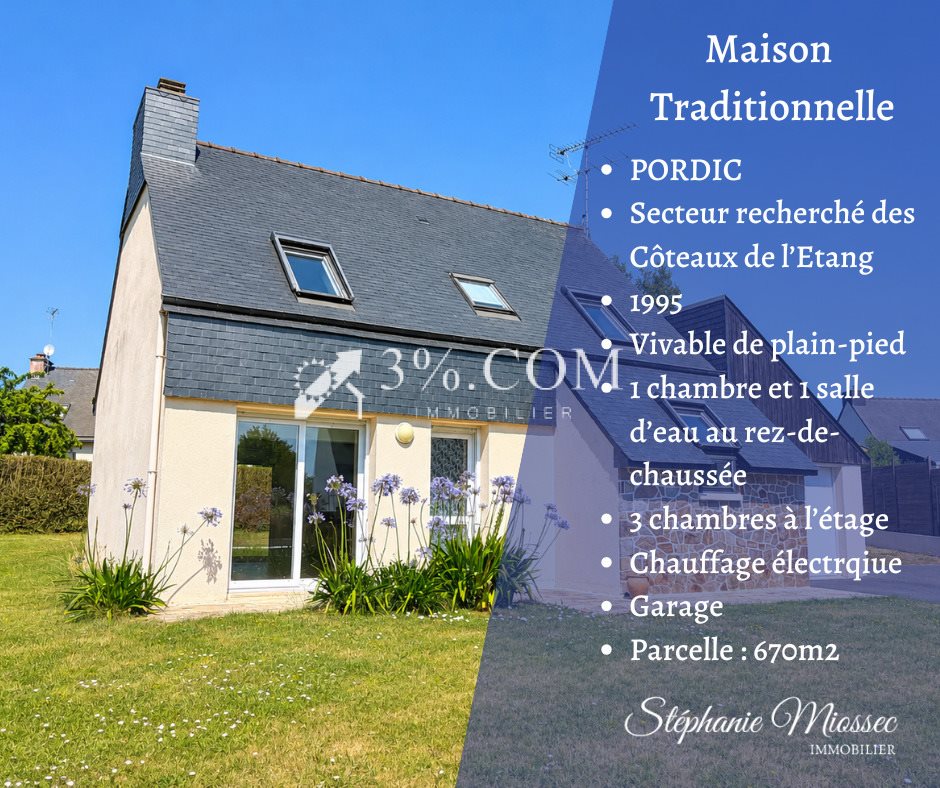 Maison à vendre, 98m², Pordic