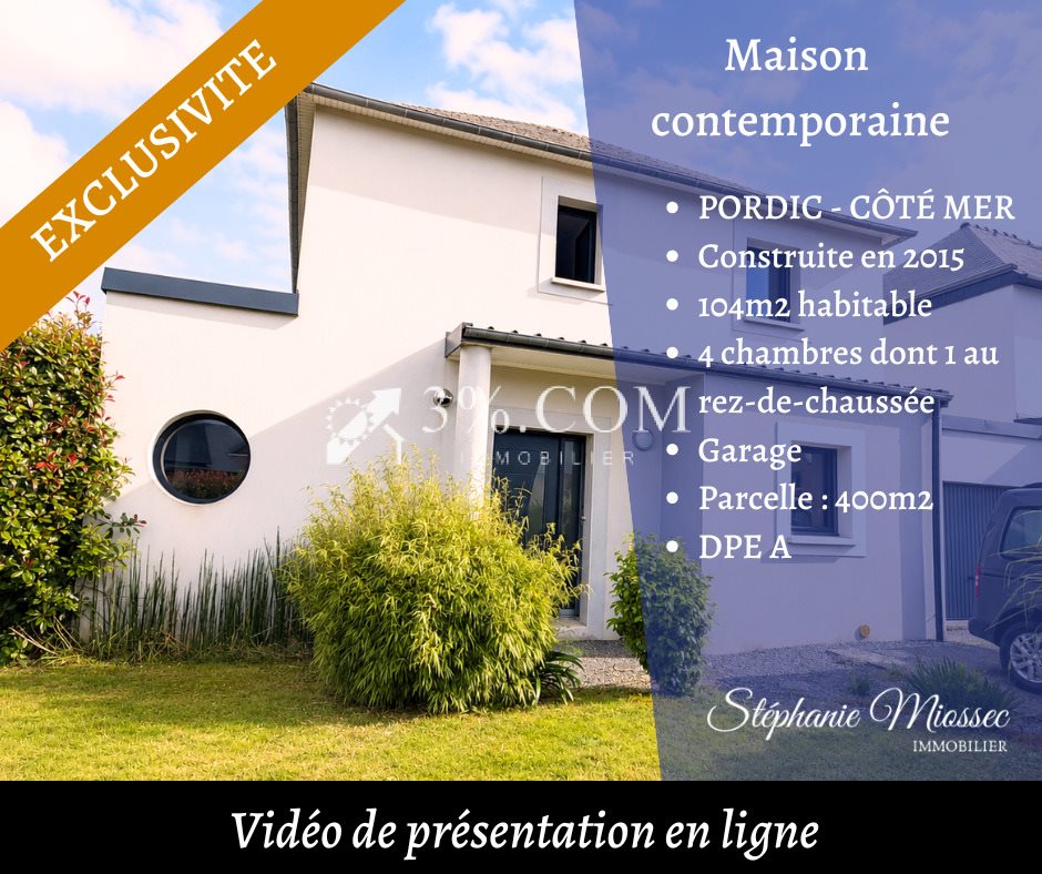 Maison à vendre, 104m², Pordic