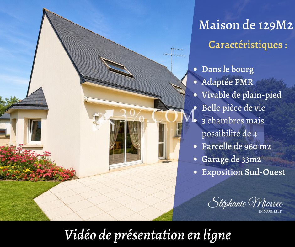 Maison à vendre, 129m², Pordic