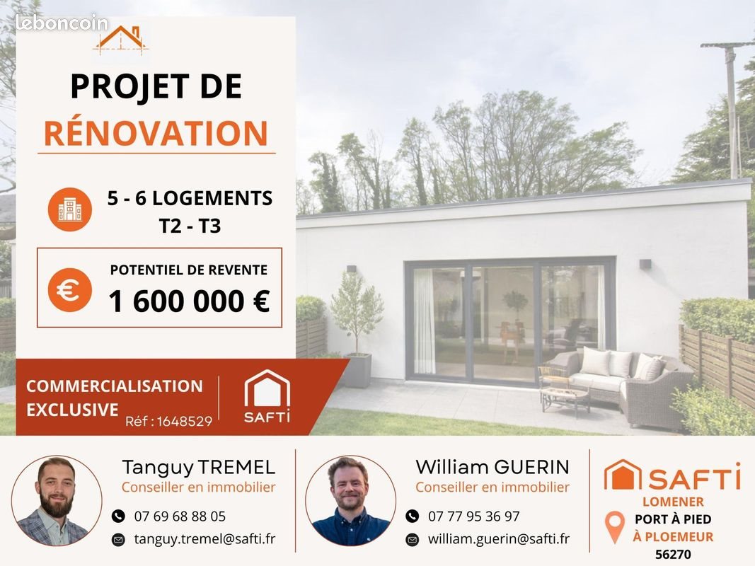 Maison à vendre, 250m², Ploemeur