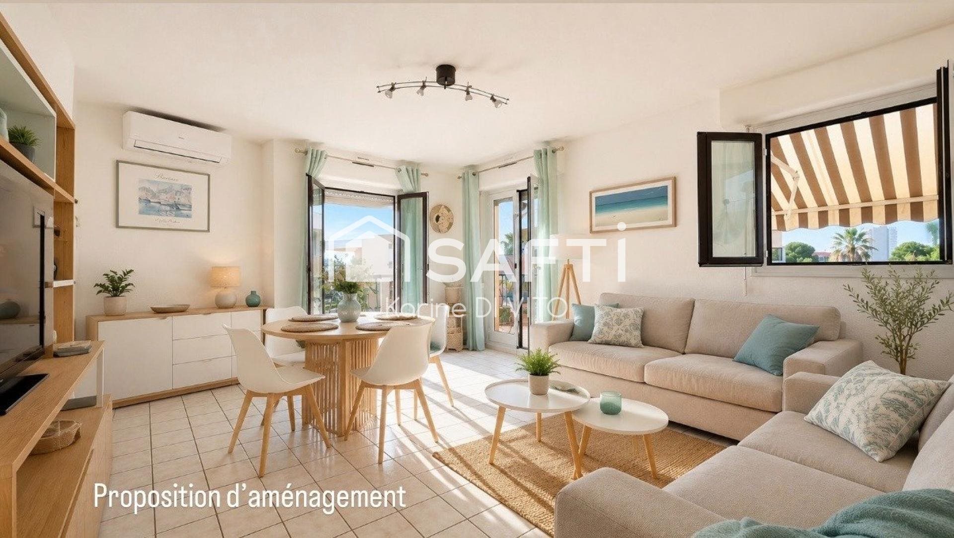 Appartement à vendre, 62m², Saint-Raphaël