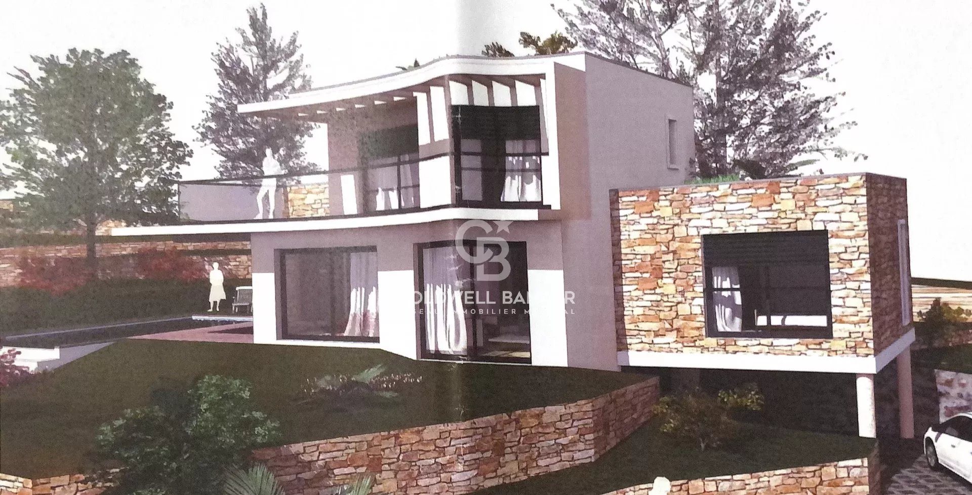 Nice constructible land with very nice Seaview - Vue 4
