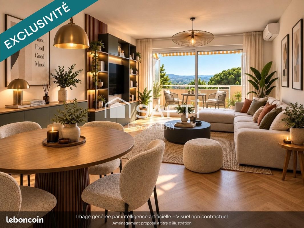 Appartement à vendre, 50m², Grasse