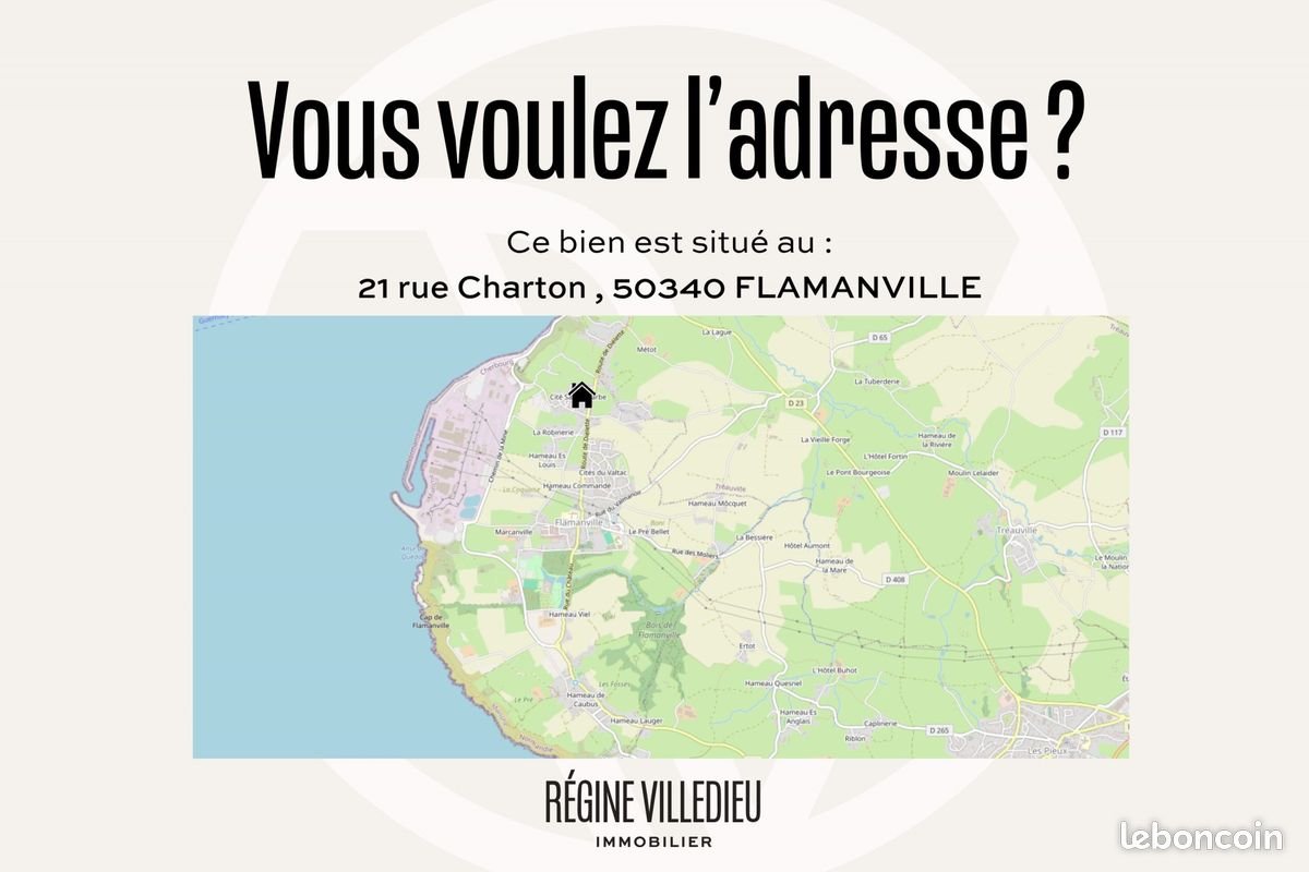 Maison à louer, 57m², Flamanville