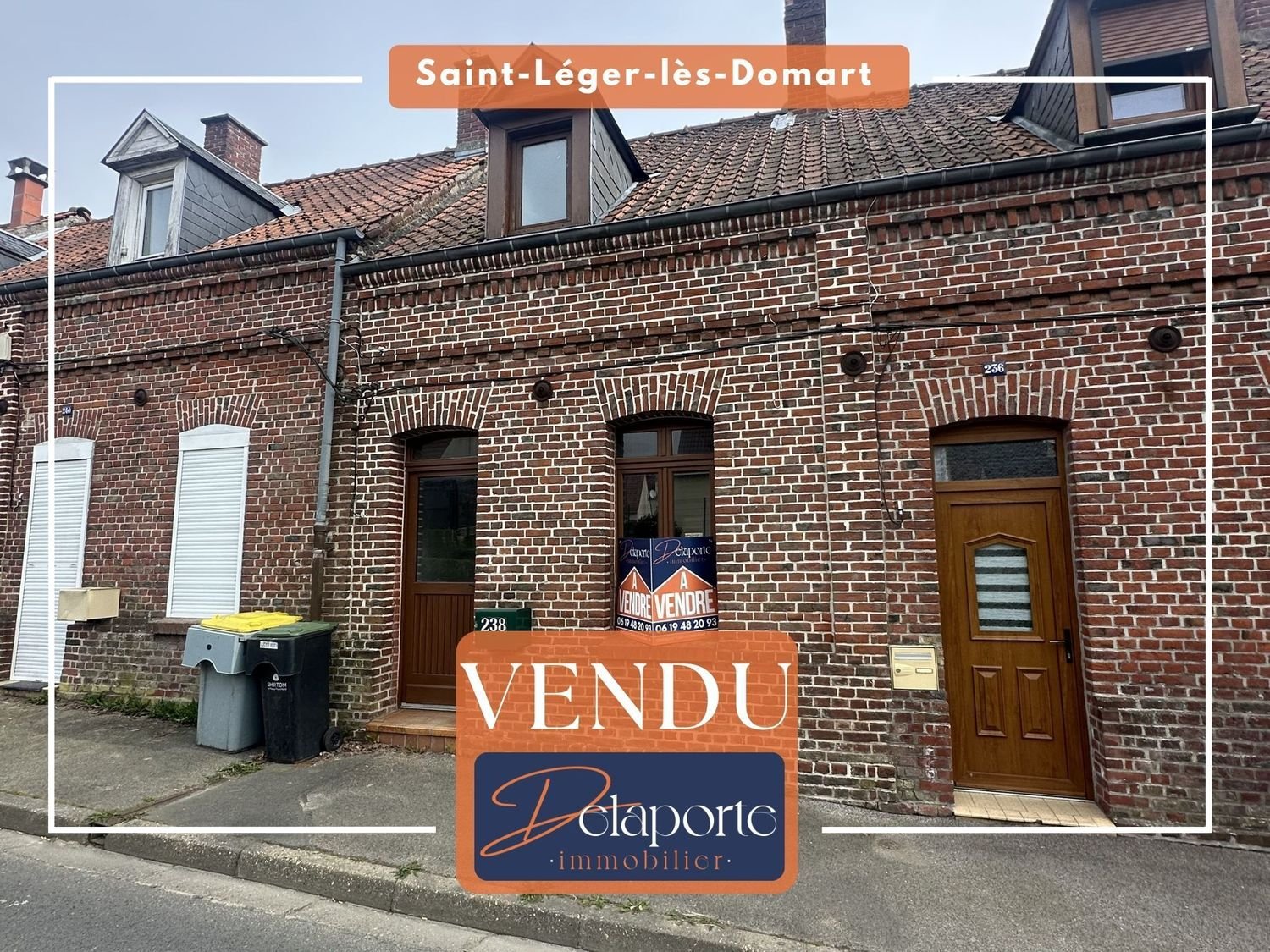 Maison à vendre, 59m², Saint-Léger-lès-Domart