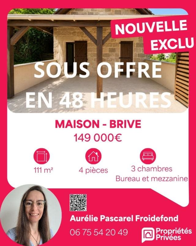 Maison à vendre, 111m², Brive-la-Gaillarde