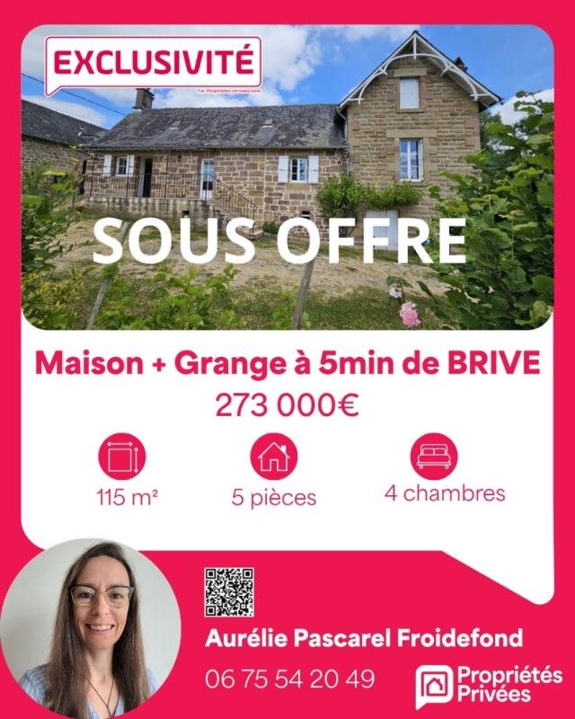 Maison à vendre, 115m², Brive-la-Gaillarde