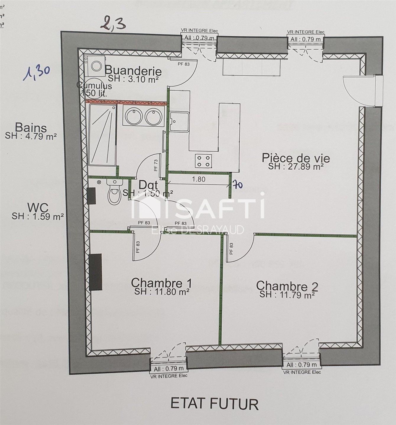 Appartement à vendre, 69m², Mâcon