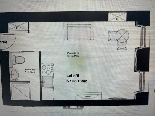Appartement à vendre, 23m², Auch