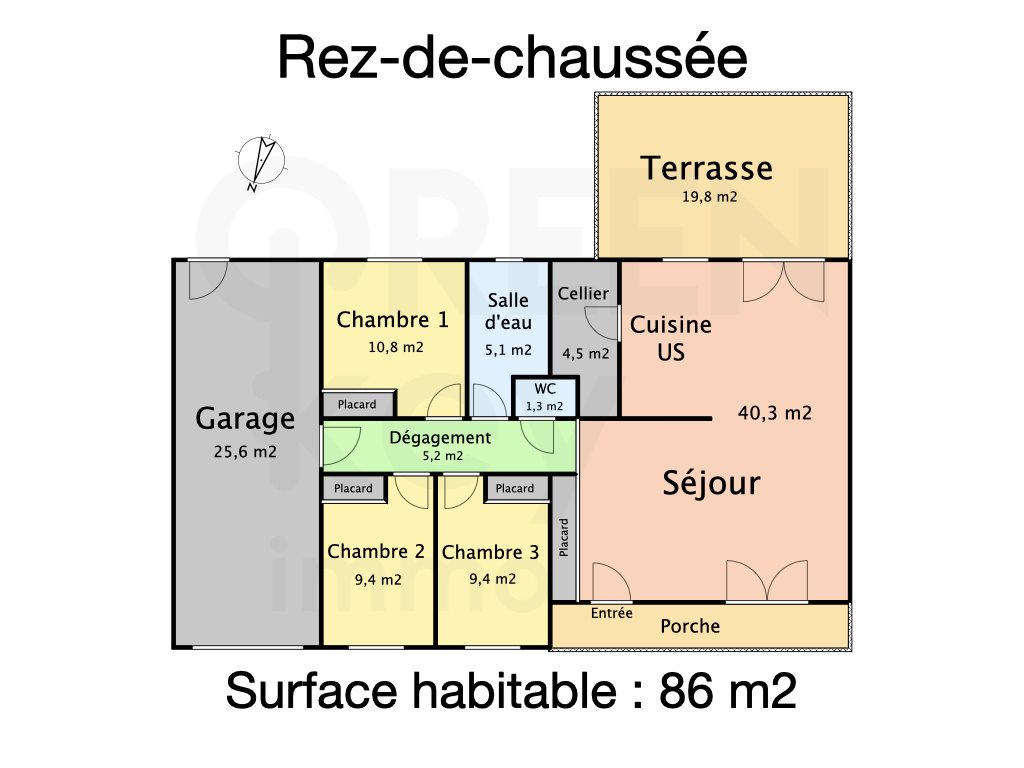 Maison à vendre, 86m², Bléneau