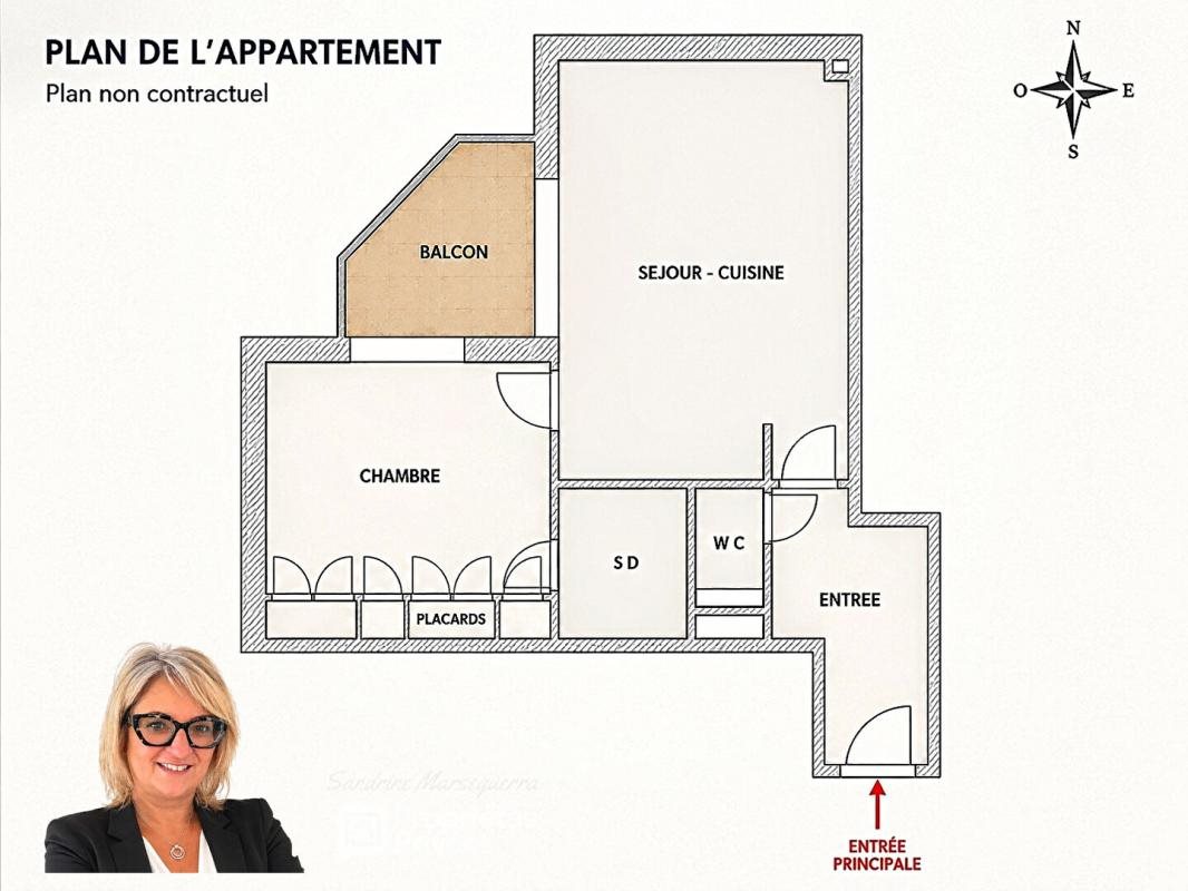 Appartement à vendre, 39m², Cagnes-sur-Mer
