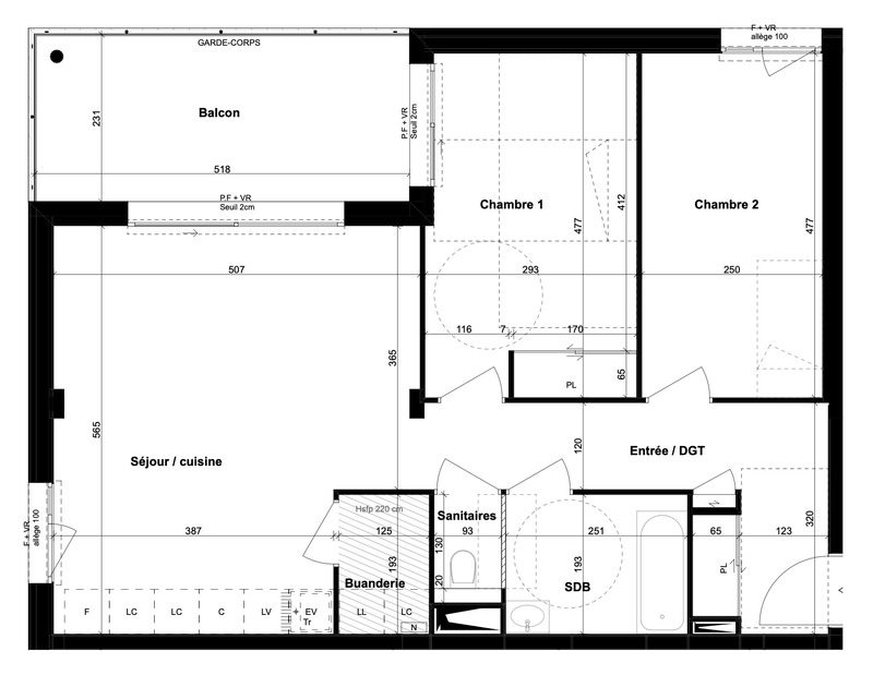 Appartement à vendre, 70m², Cognin