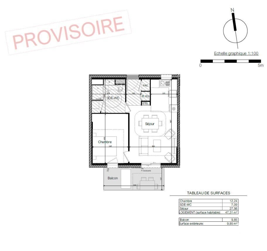 Appartement à vendre, 47m², Châtelaillon-Plage
