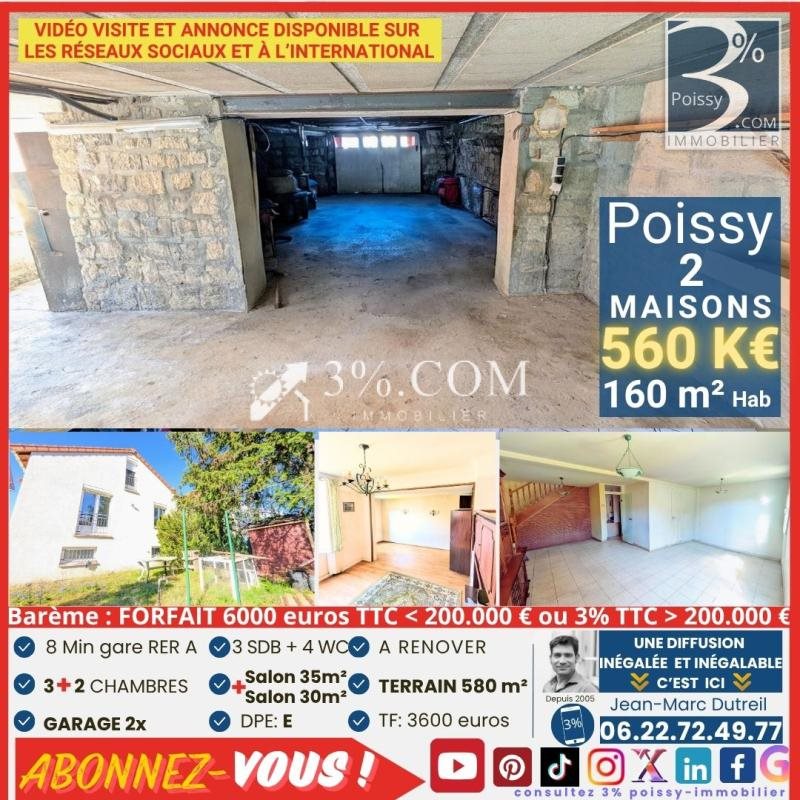 Maison à vendre, 160m², Poissy
