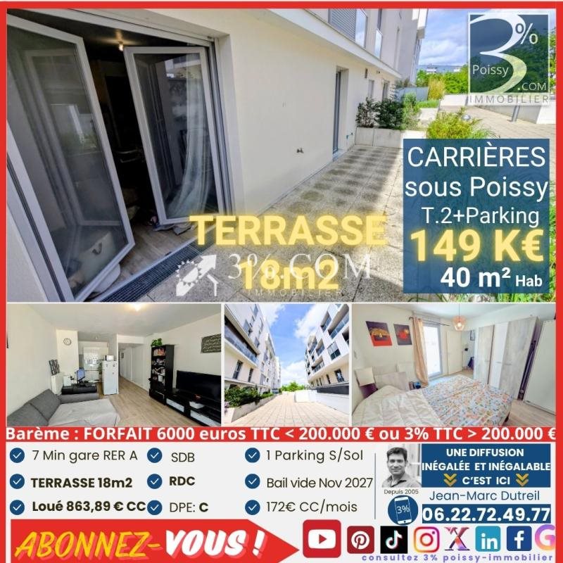 Appartement à vendre, 40m², Carrières-sous-Poissy