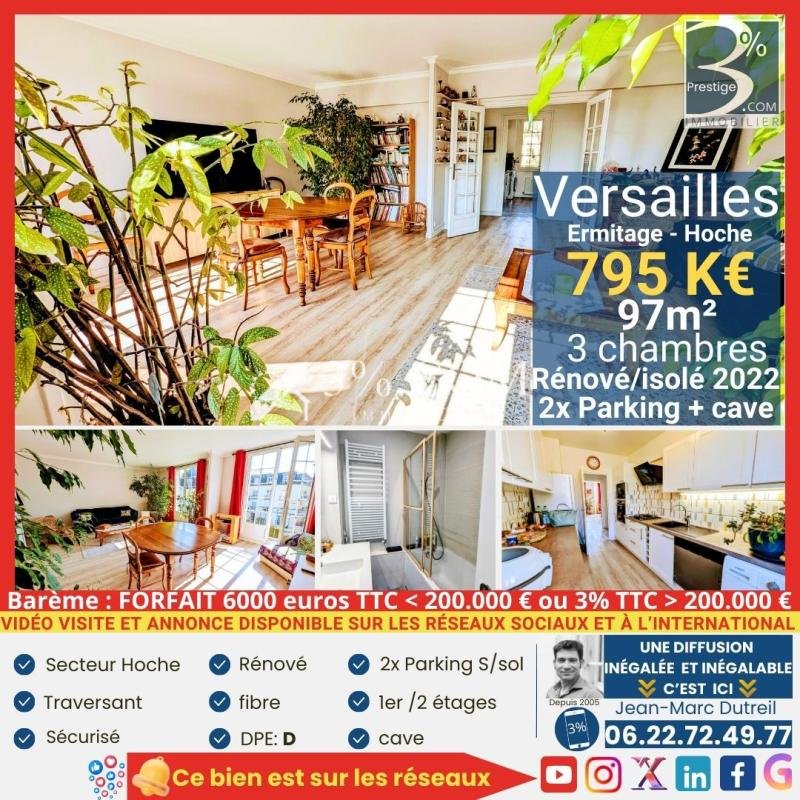 Appartement à vendre, 99m², Versailles