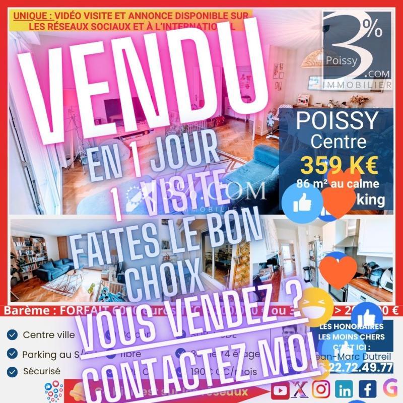 Appartement à vendre, 86m², Poissy