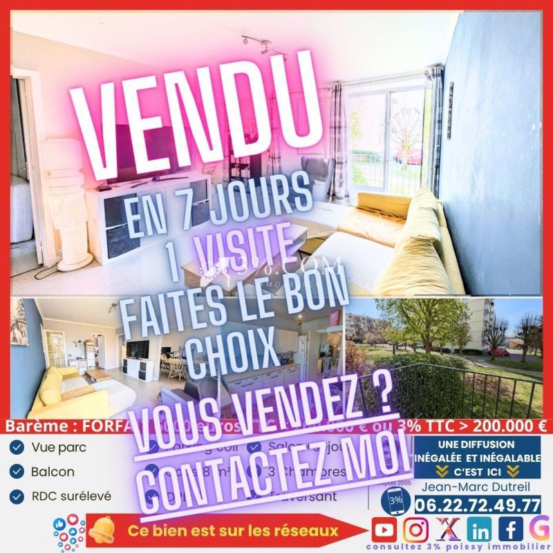 Appartement à vendre, 82m², Poissy