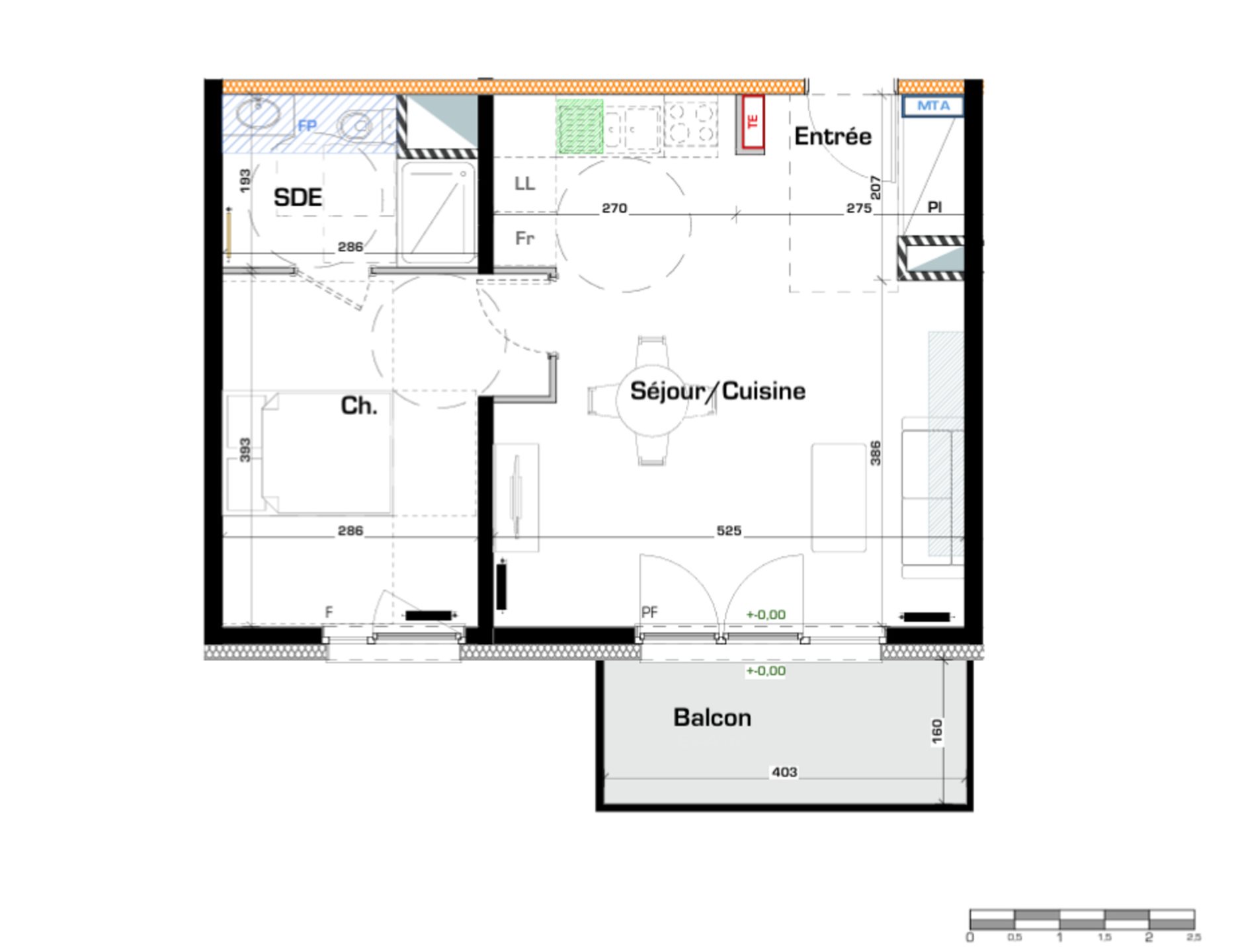 Appartement à vendre, 47m², Montigny-lès-Metz
