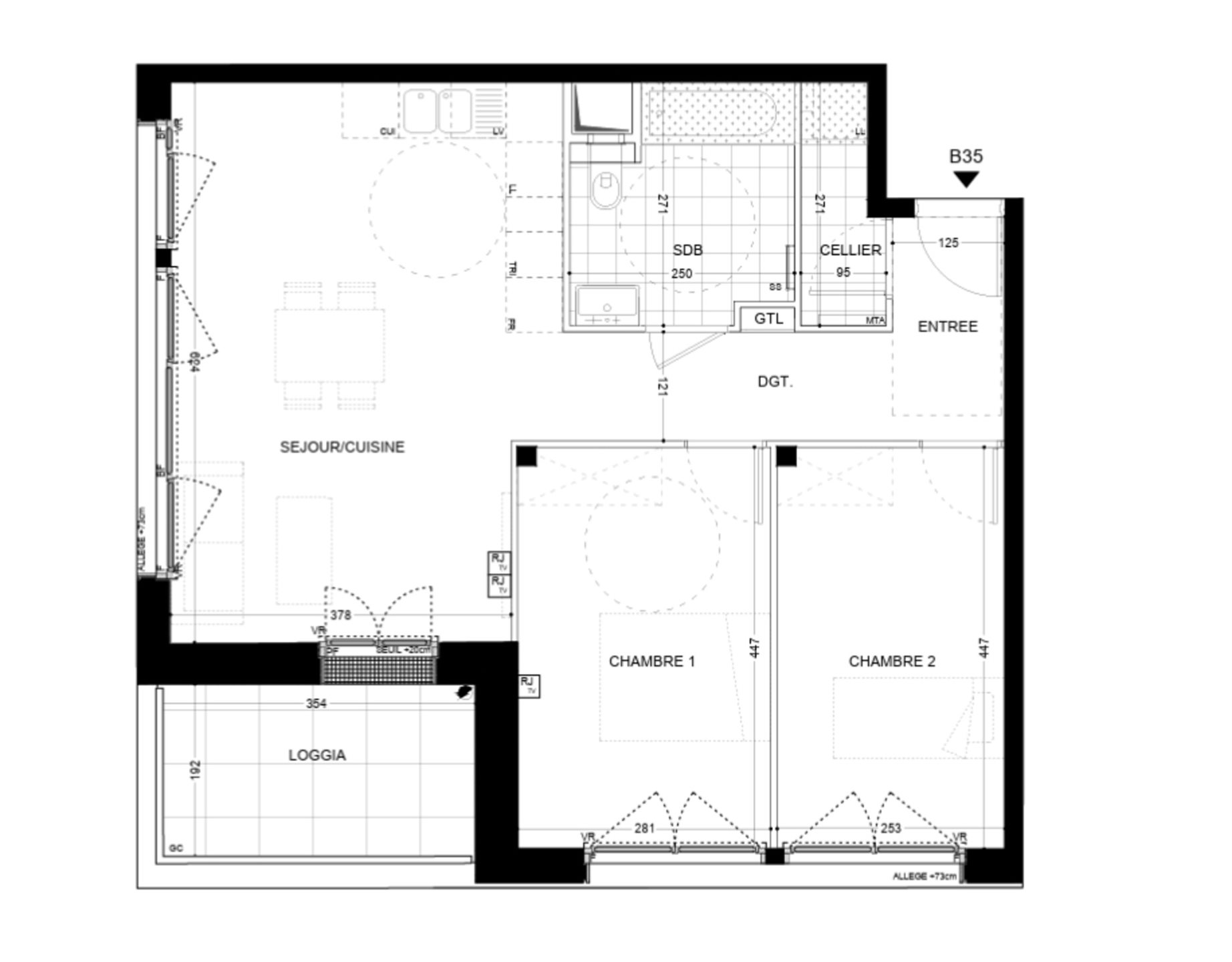 Appartement à vendre, 65m², Metz