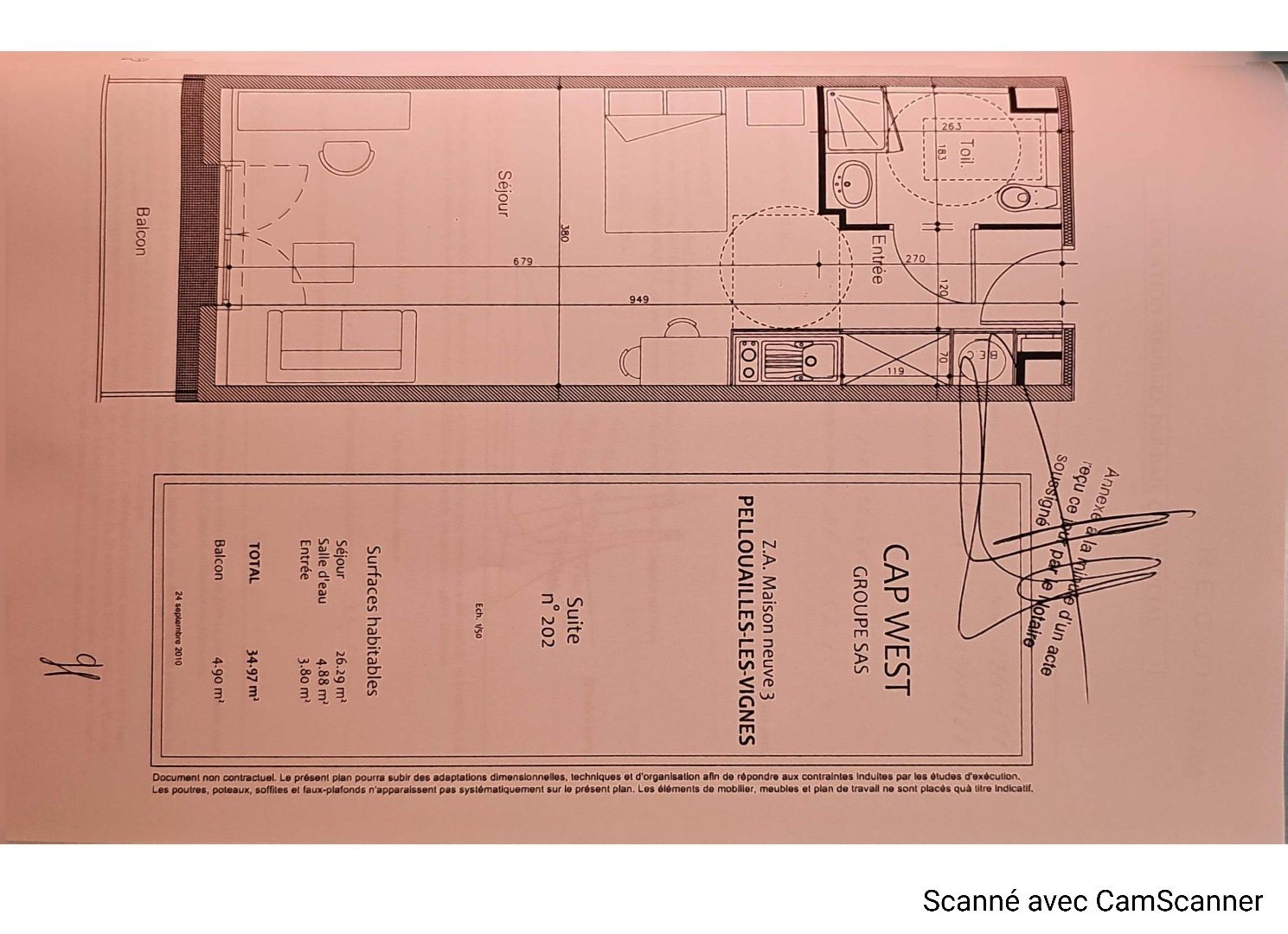 Appartement à vendre, 34m², Pellouailles-les-Vignes