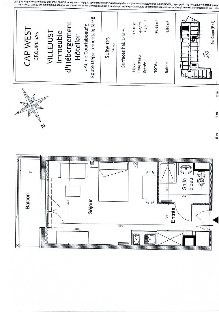 Appartement à vendre, 28m², Villejust