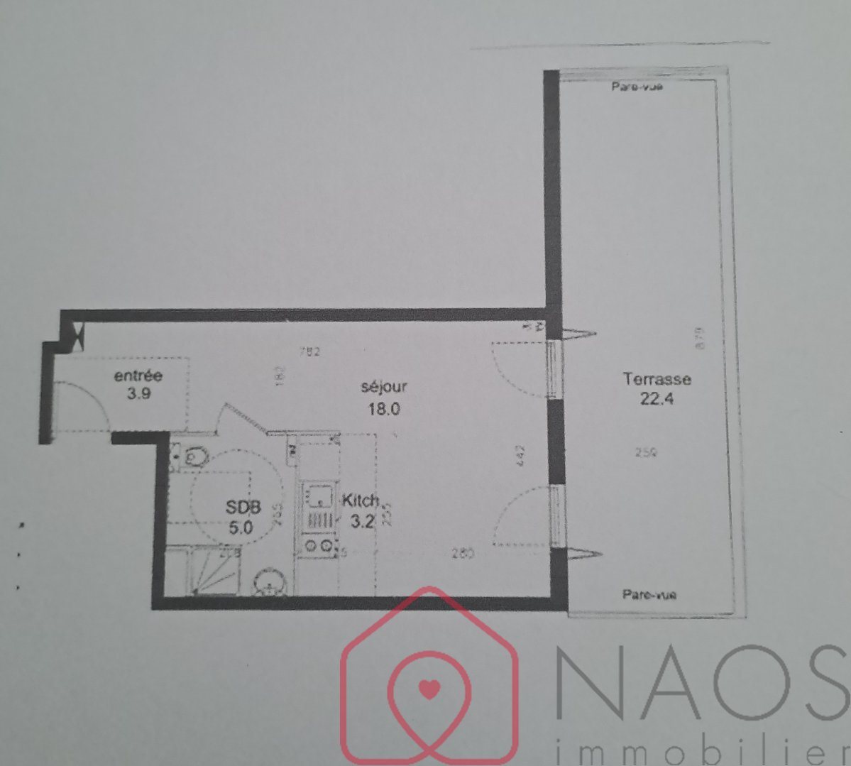 Appartement à vendre, 30m², L'Ile-Saint-Denis