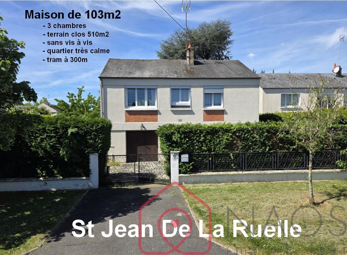 Maison à vendre, 103m², Saint-Jean-de-la-Ruelle