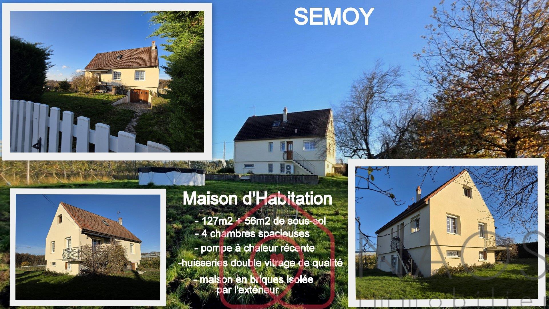 Maison à vendre, 110m², Semoy
