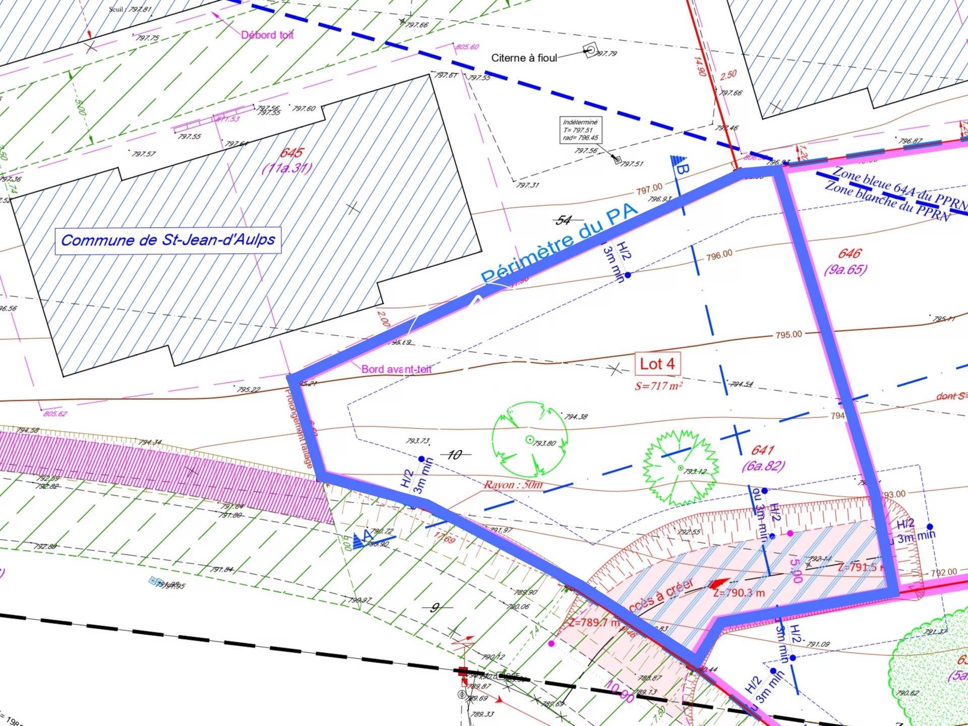 Building Plot for Sale of 717 sqm – Saint-Jean-d’Aulps (Abbaye District) - Vue 5