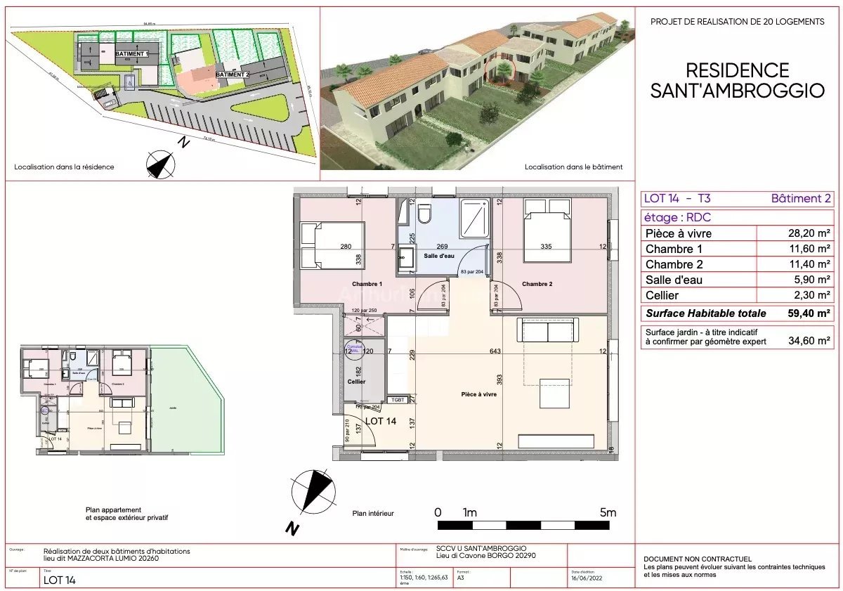 Appartement à vendre, 53m², Lumio