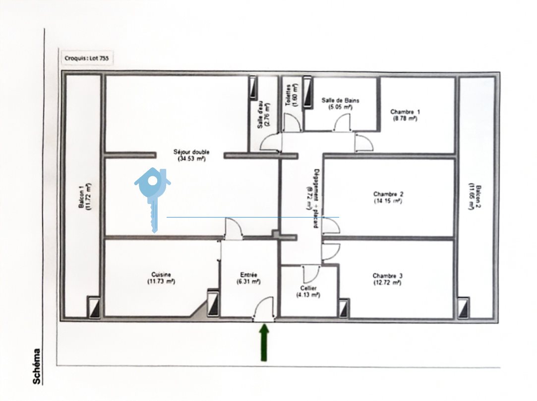 Appartement à vendre, 110m², Grenoble