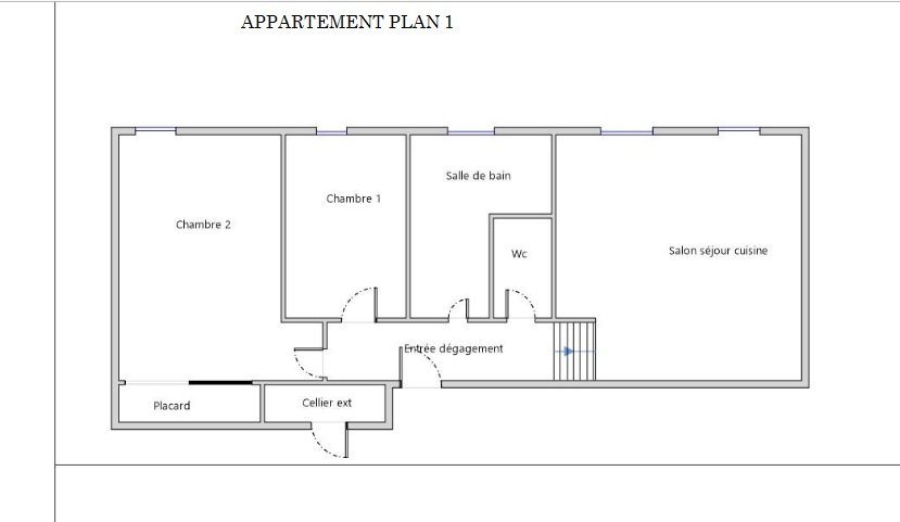 Appartement à vendre, 62m², Saône