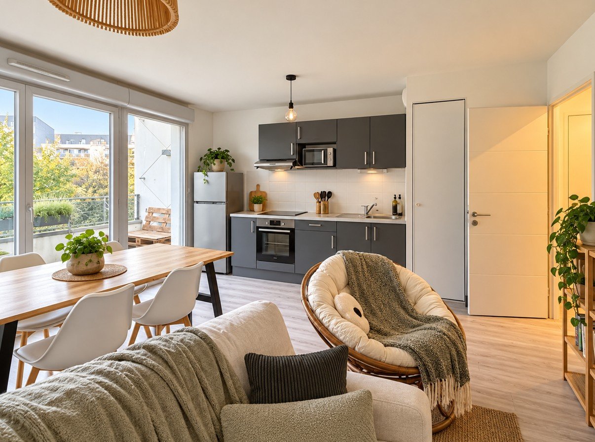 Appartement à vendre, 45m², Saint-Herblain