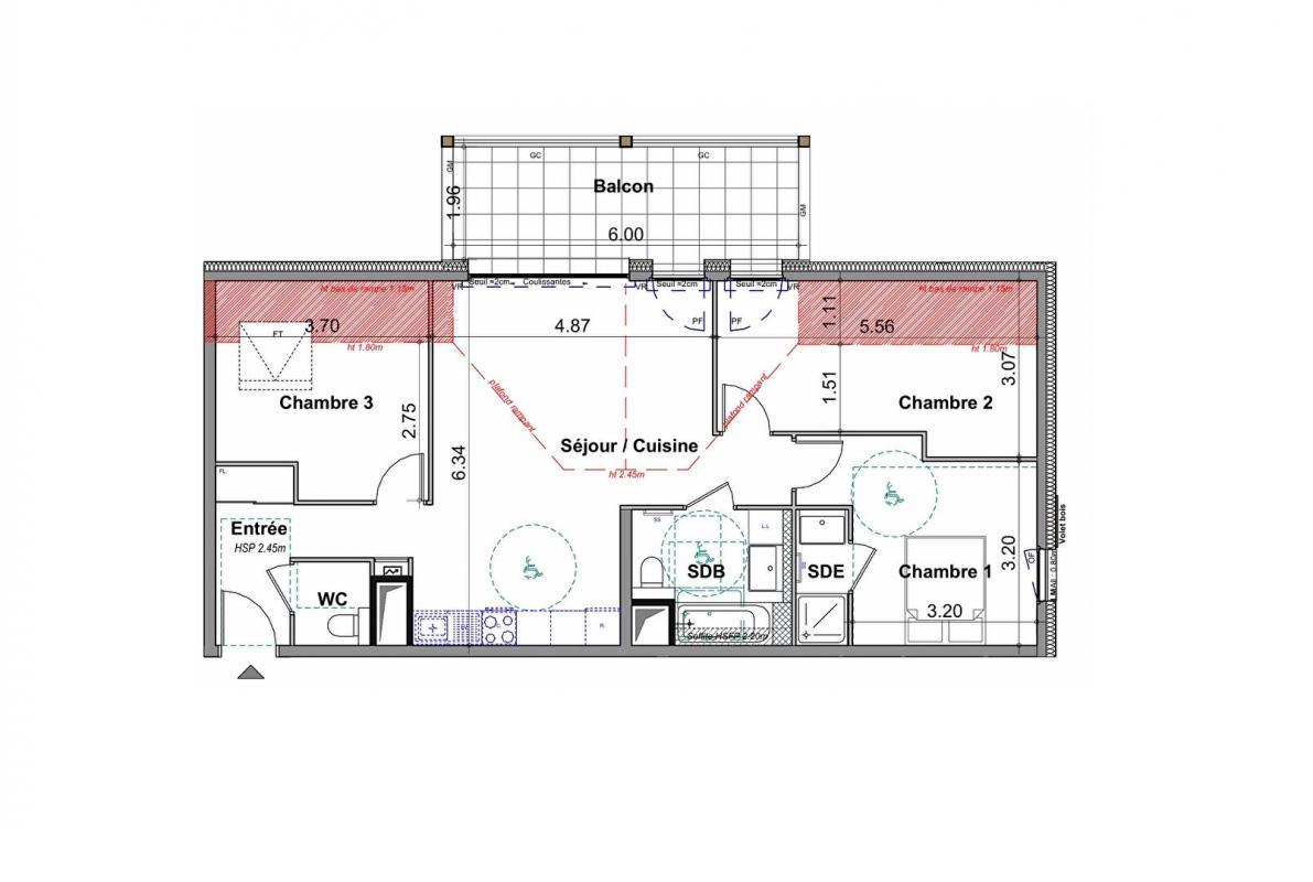 Appartement à vendre, 77m², Evian-les-Bains